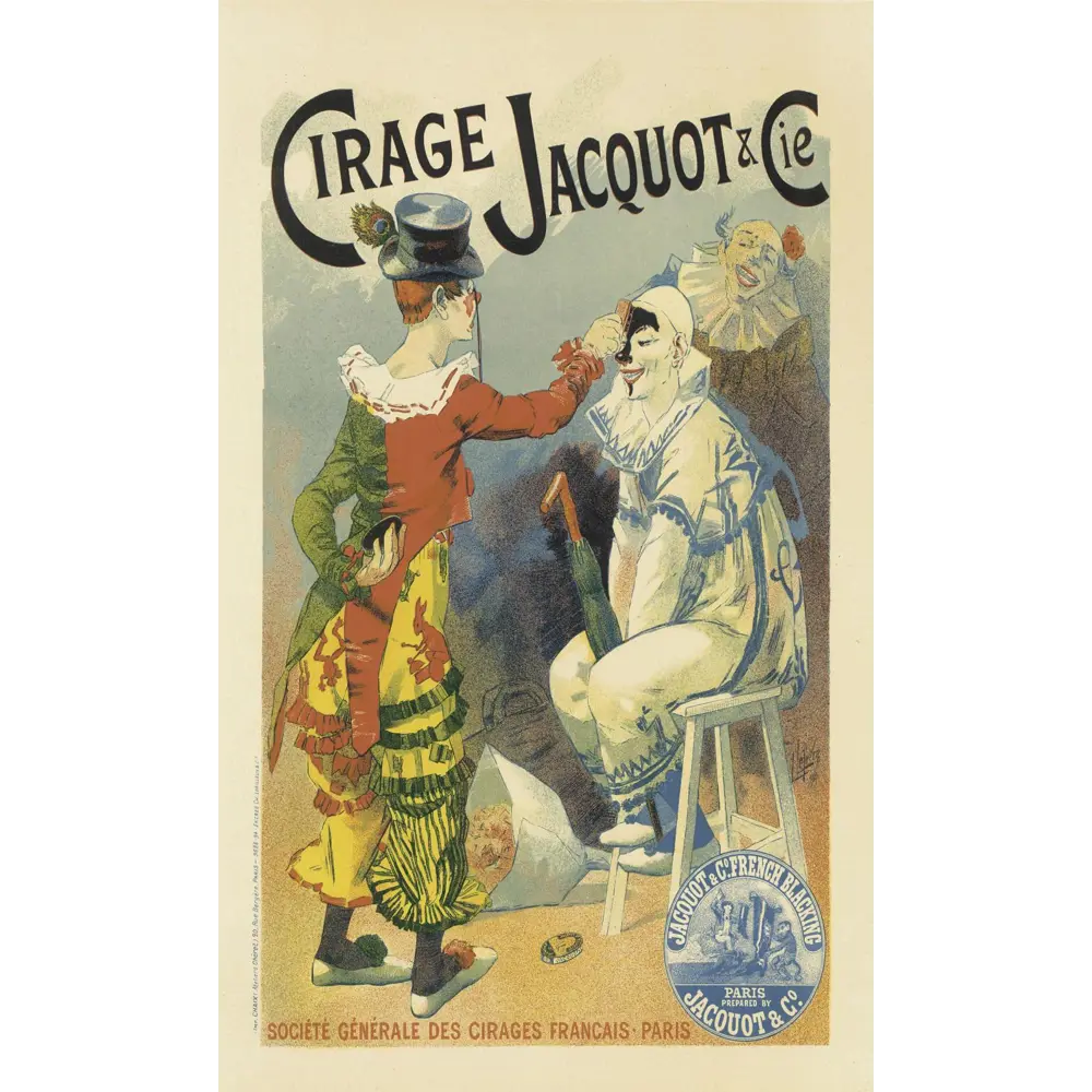 Фото Постер Простопостер "Рекламный плакат - сапожные инструменты cirage jacquot and cie" 90x60 см в подарочном тубусе без рамы Фото Постер Простопостер "Рекламный плакат - сапожные инструменты cirage jacquot and cie" 90x60 см в подарочном тубусе без рамы