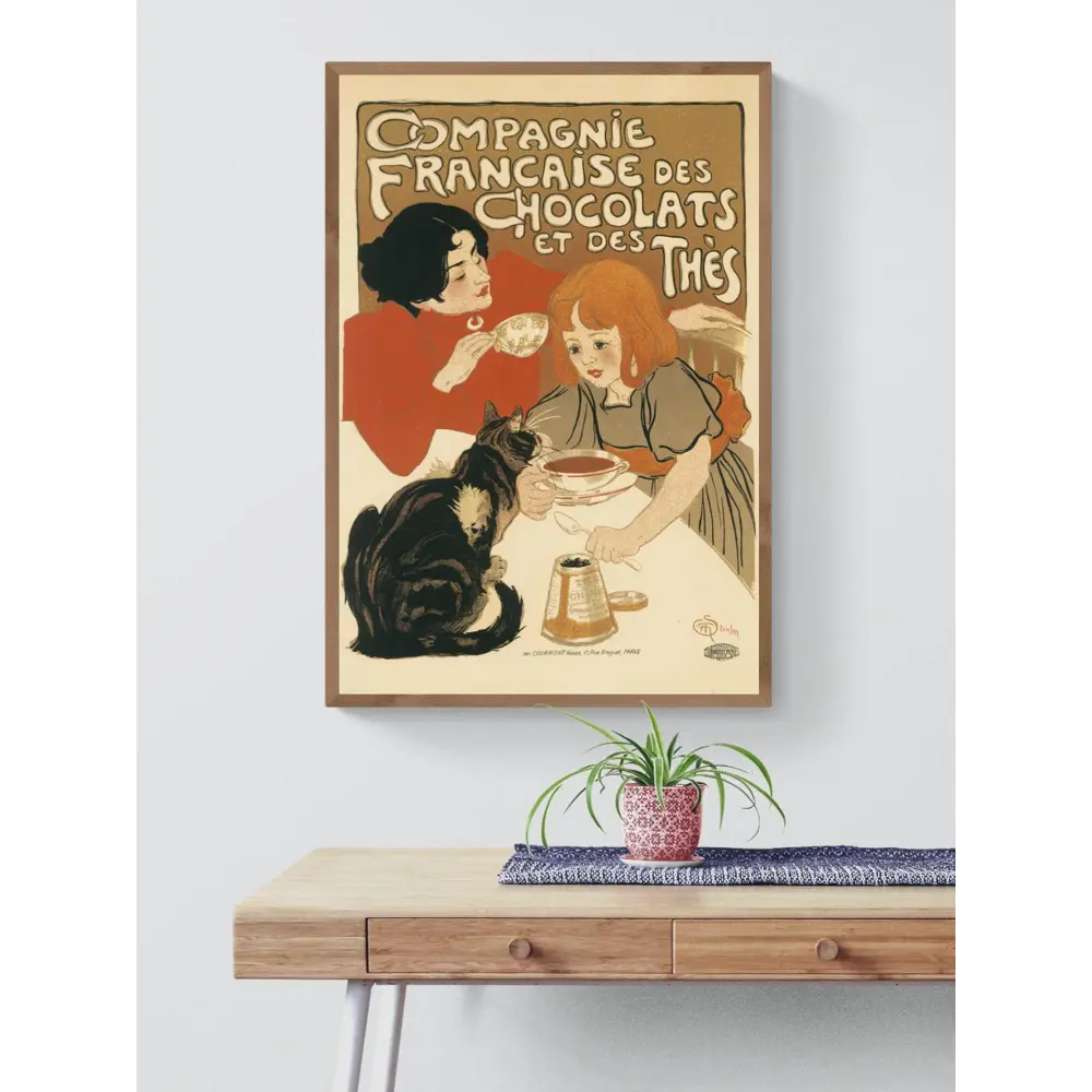 Фото 3 Постер Простопостер "Рекламный плакат - чай и шоколад champagnie francaise" 50x40 см в раме маленький Фото 3 Постер Простопостер "Рекламный плакат - чай и шоколад champagnie francaise" 50x40 см в раме маленький