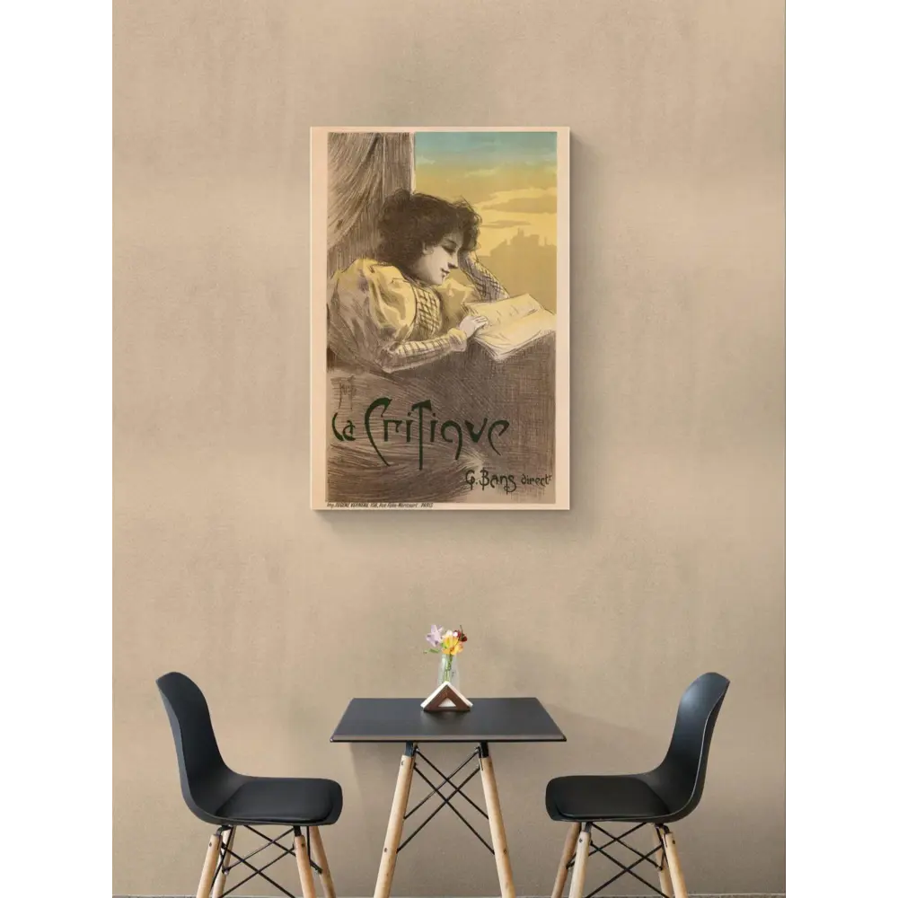 Фото 3 Постер Простопостер "Рекламный плакат - журнал la critique" 50x40 см в подарочном тубусе без рамы маленький Фото 3 Постер Простопостер "Рекламный плакат - журнал la critique" 50x40 см в подарочном тубусе без рамы маленький