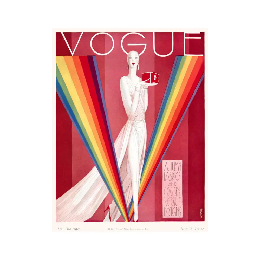 Фото Постер в раме Просто Постер "Vogue - красная шкатулка" 50x40 см