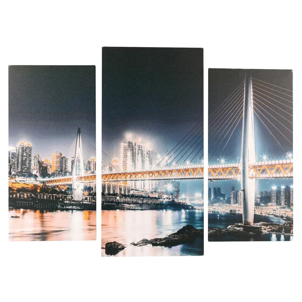 Фото Модульная картина "Мост в Чунцине" (2-25x50. 30x60 см) 60x80 см Фото Модульная картина "Мост в Чунцине" (2-25x50. 30x60 см) 60x80 см