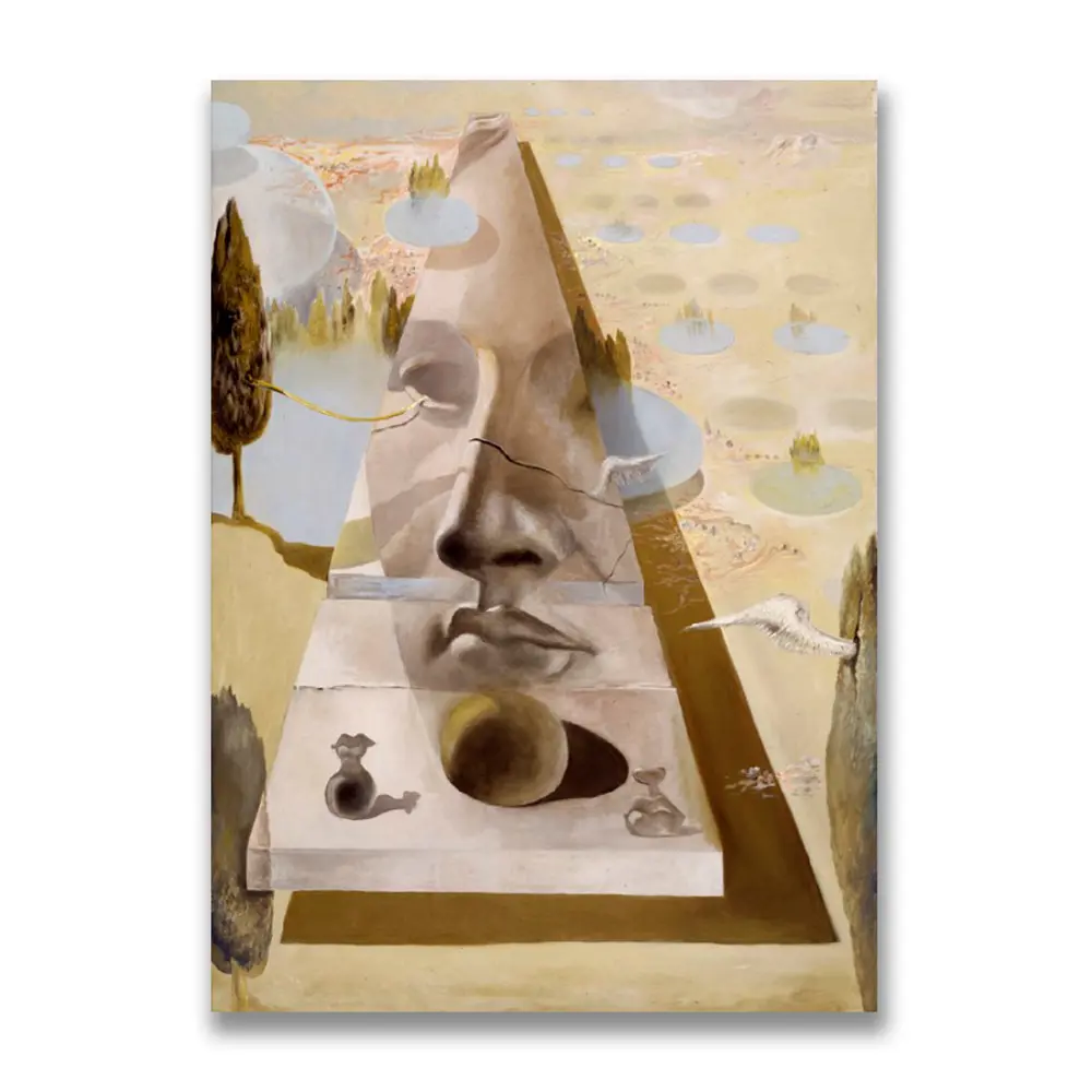 Фото Картина на холсте Лицо Афродиты Сальвадор Дали 50x70 см Фото Картина на холсте Лицо Афродиты Сальвадор Дали 50x70 см