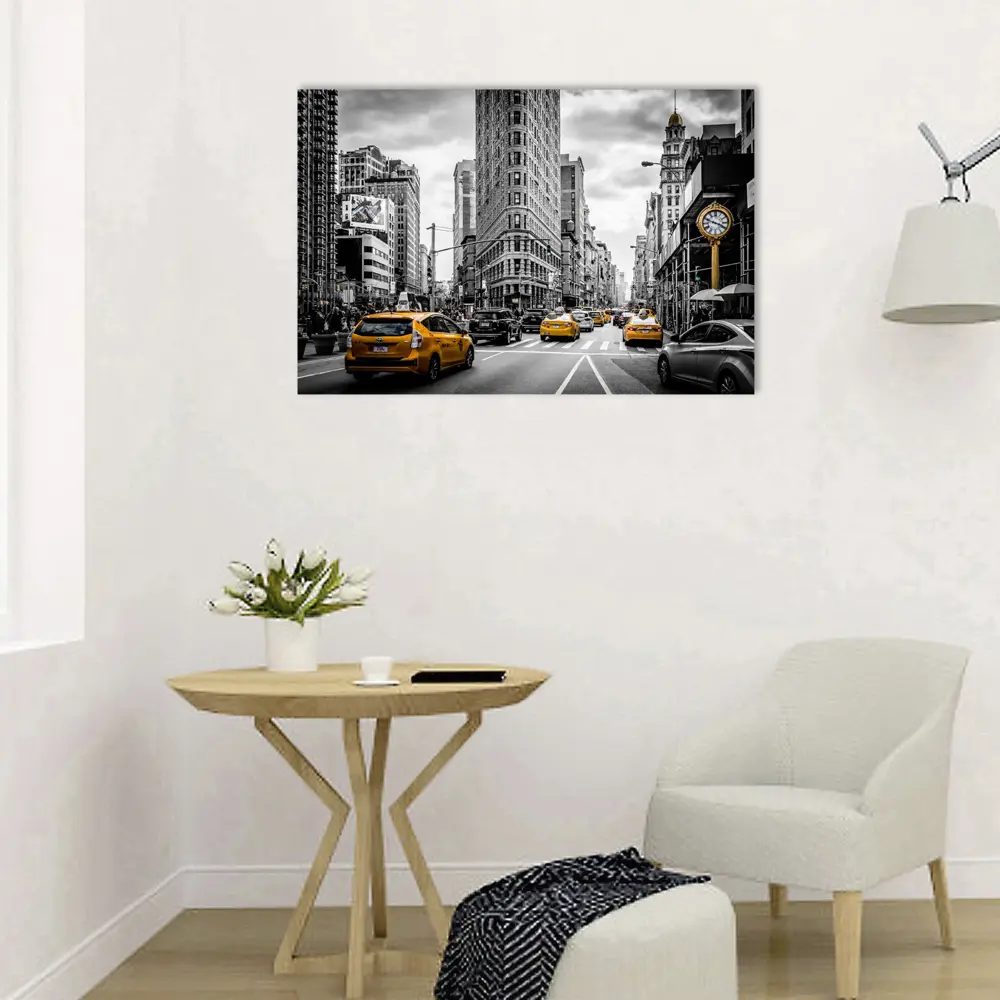 Фото 3 Картина на подрамнике "Флэтайрон-билдинг" 50*100 см