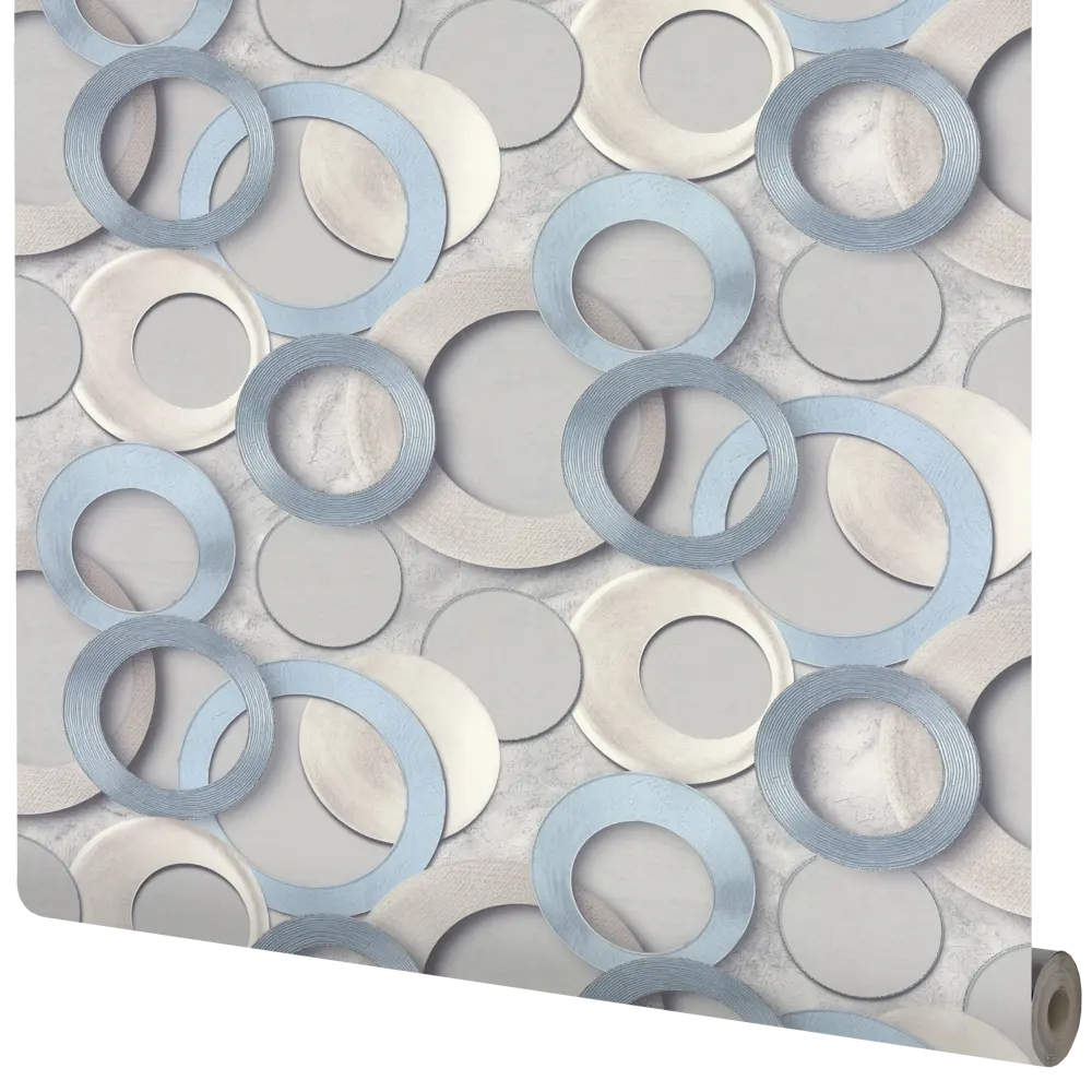 Фото Обои флизелиновые Wall Decor Турин голубые 1.06 м 75156-26 Фото Обои флизелиновые Wall Decor Турин голубые 1.06 м 75156-26