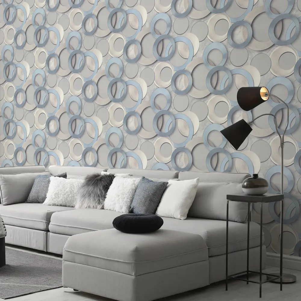 Фото 4 Обои флизелиновые Wall Decor Турин голубые 1.06 м 75156-26 Фото 4 Обои флизелиновые Wall Decor Турин голубые 1.06 м 75156-26