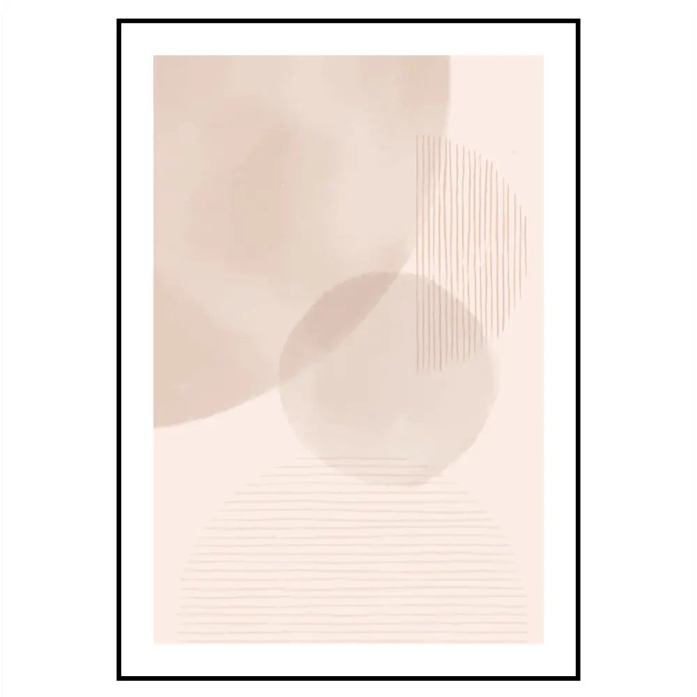 Фото 2 Постер 28 картин "Бежевые круги в абстрактном стиле" 50x40 см Фото 2 Постер 28 картин "Бежевые круги в абстрактном стиле" 50x40 см