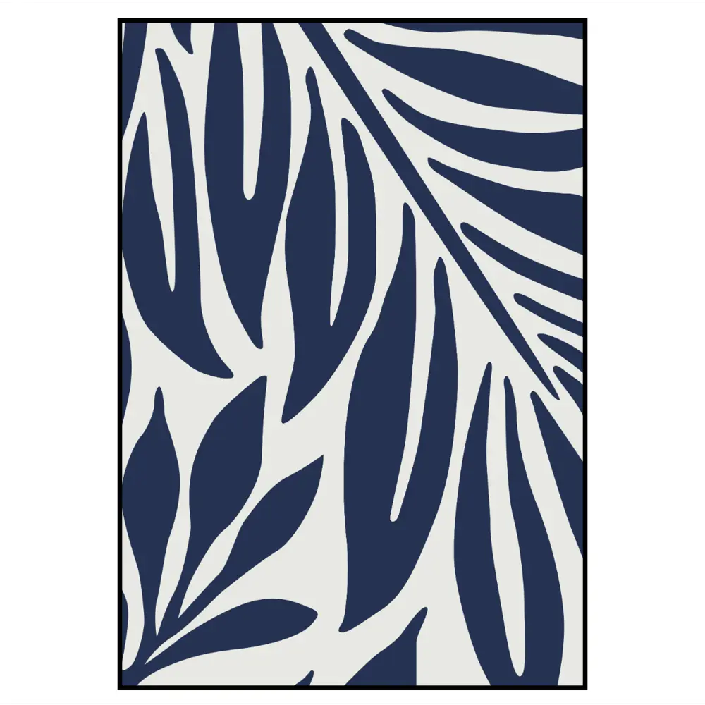 Фото 4 Постер 28 картин "Абстракция синие листья" 70x50 см Фото 4 Постер 28 картин "Абстракция синие листья" 70x50 см