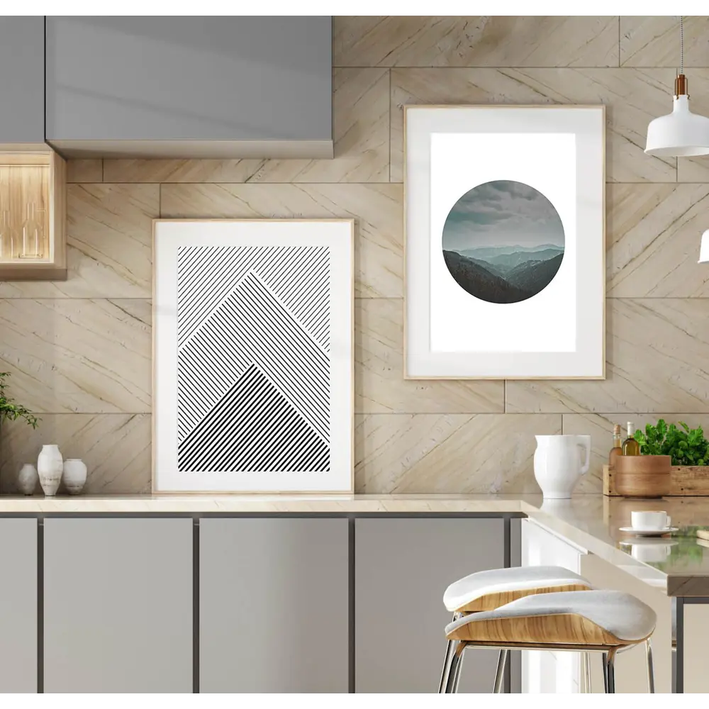 Фото Постер 28 картин "Пейзаж в круге, линии" 50x40 см Фото Постер 28 картин "Пейзаж в круге, линии" 50x40 см