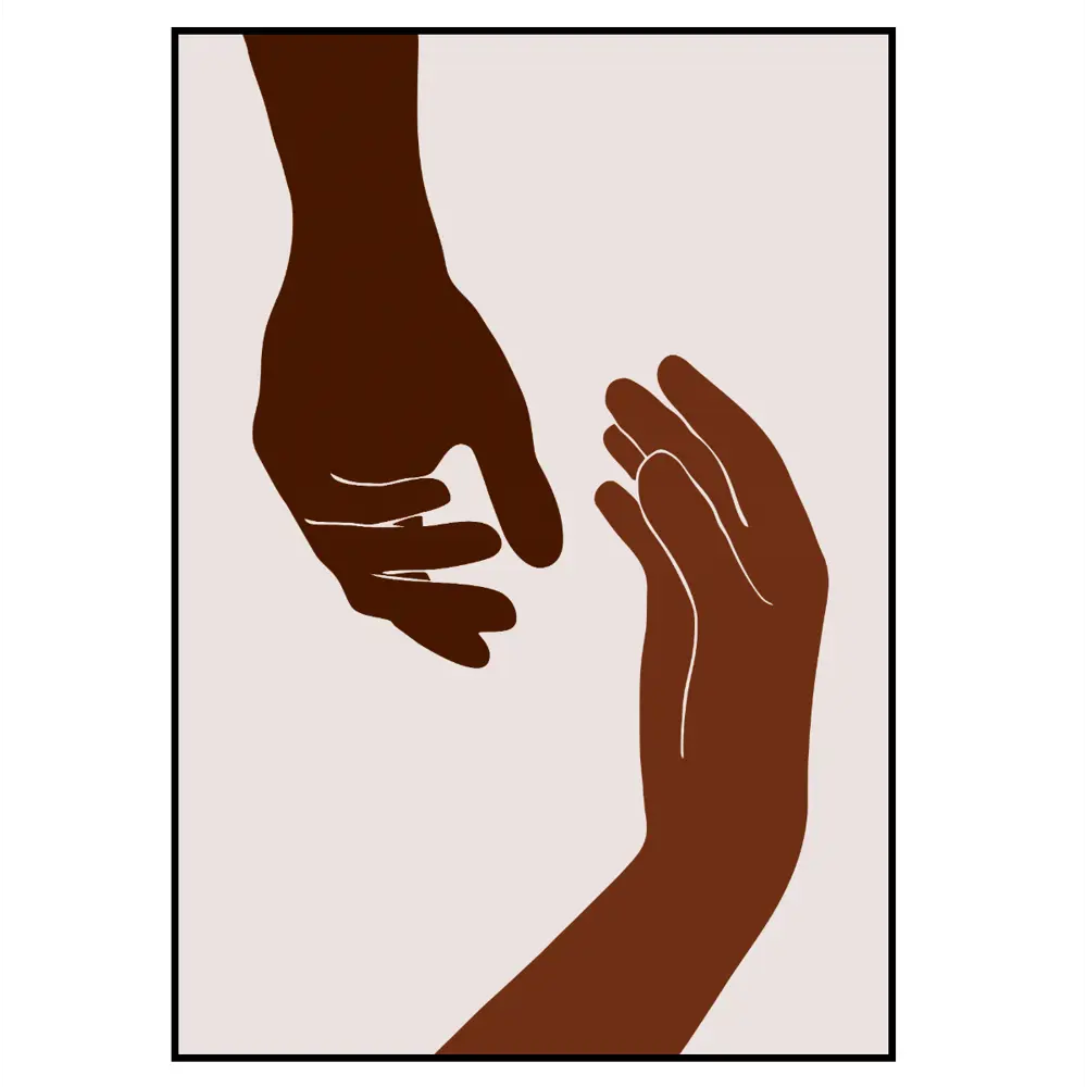 Фото 2 Набор постеров 28 картин "Две руки, силуэт на бежевом фоне" 70x50 см 2 шт в подарочном тубусе Фото 2 Набор постеров 28 картин "Две руки, силуэт на бежевом фоне" 70x50 см 2 шт в подарочном тубусе