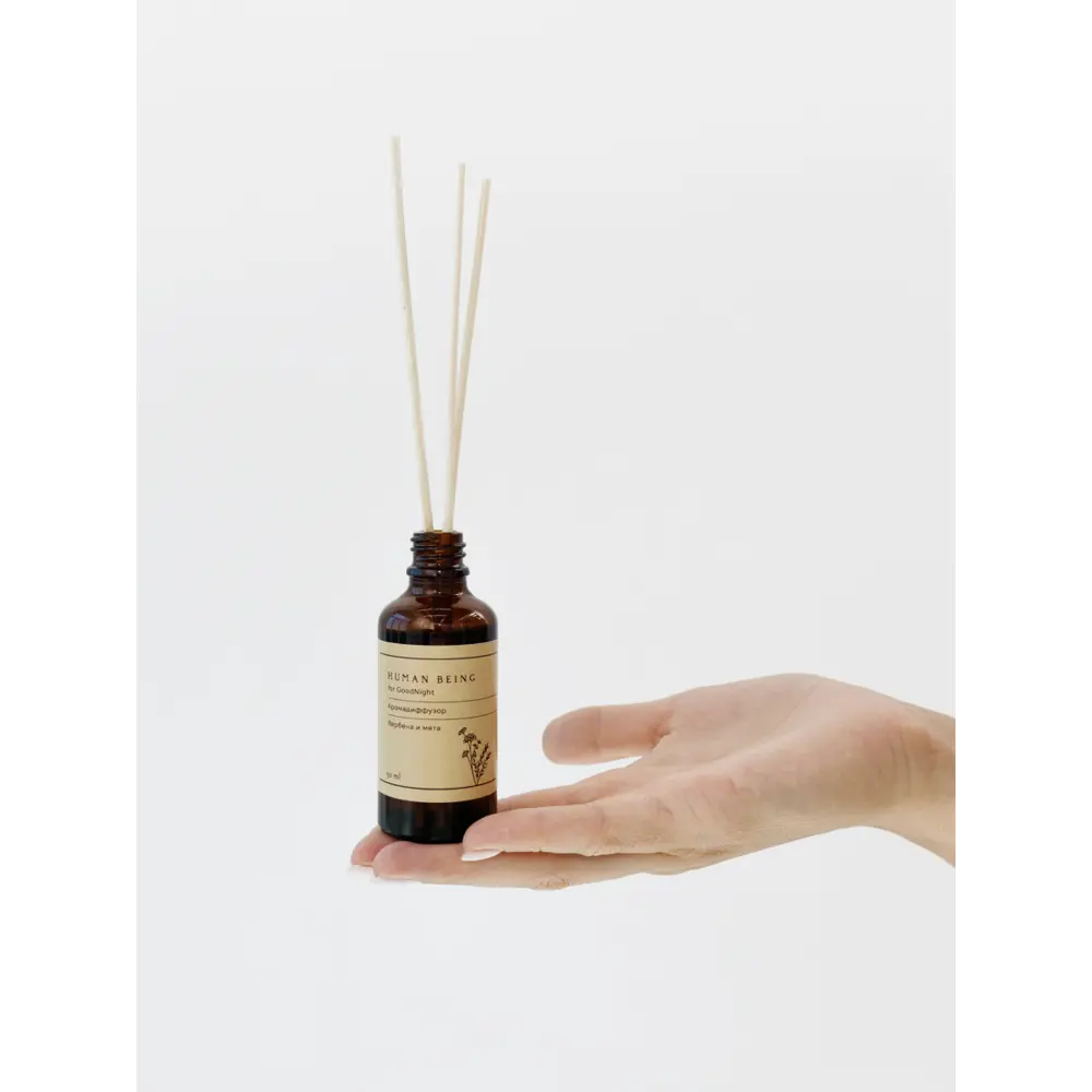 Фото 2 Аромадиффузор Human Being for GoodNight "Вербена и мята" 50мл