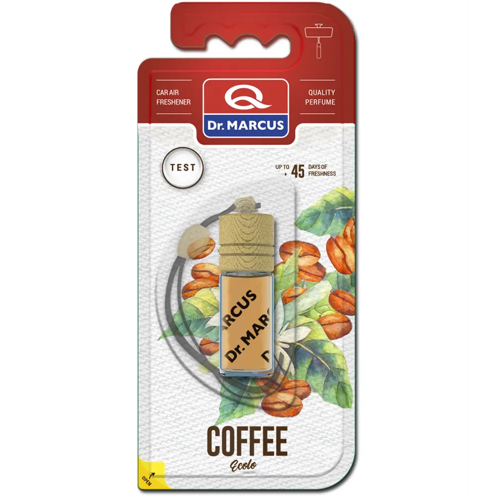 Фото Освежитель воздуха для автомобиля Dr.Marcus Ecolo clam Coffee 4.50мл Фото Освежитель воздуха для автомобиля Dr.Marcus Ecolo clam Coffee 4.50мл