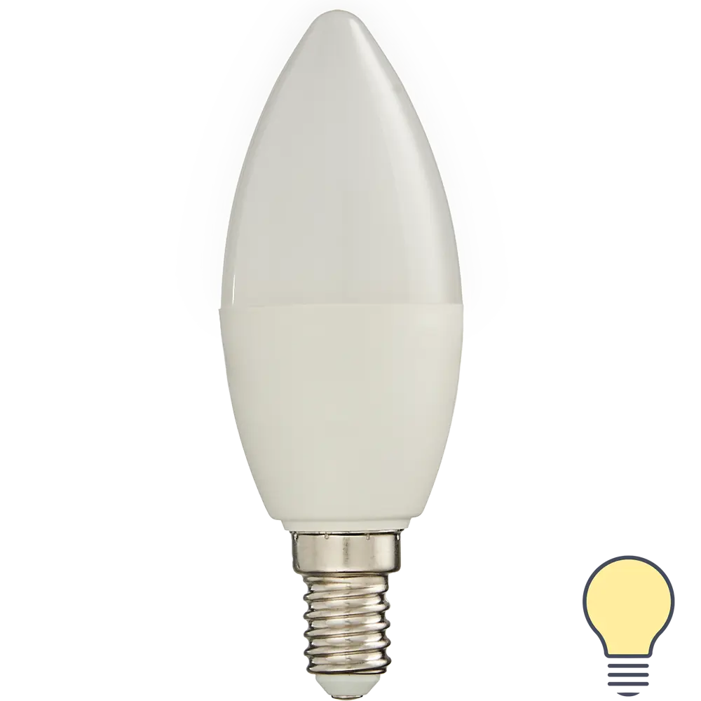 Фото Лампа умная светодиодная Wi-Fi Osram Smart Plus E14 220-240 В 5 Вт свеча матовая 470 лм теплый белый свет Фото Лампа умная светодиодная Wi-Fi Osram Smart Plus E14 220-240 В 5 Вт свеча матовая 470 лм теплый белый свет