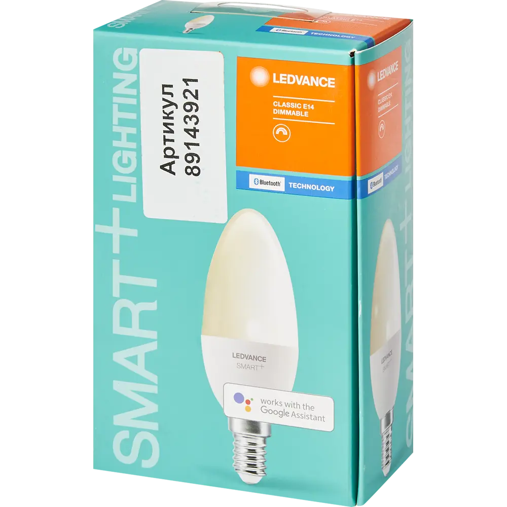 Фото 4 Лампа умная светодиодная Osram Smart Plus E14 220-240 В 5 Вт свеча матовая 470 лм теплый белый свет Фото 4 Лампа умная светодиодная Osram Smart Plus E14 220-240 В 5 Вт свеча матовая 470 лм теплый белый свет