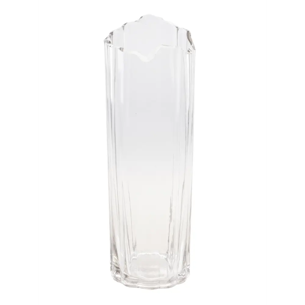 Фото Ваза Solmax стекло цвет прозрачный 30 см Фото Ваза Solmax стекло цвет прозрачный 30 см