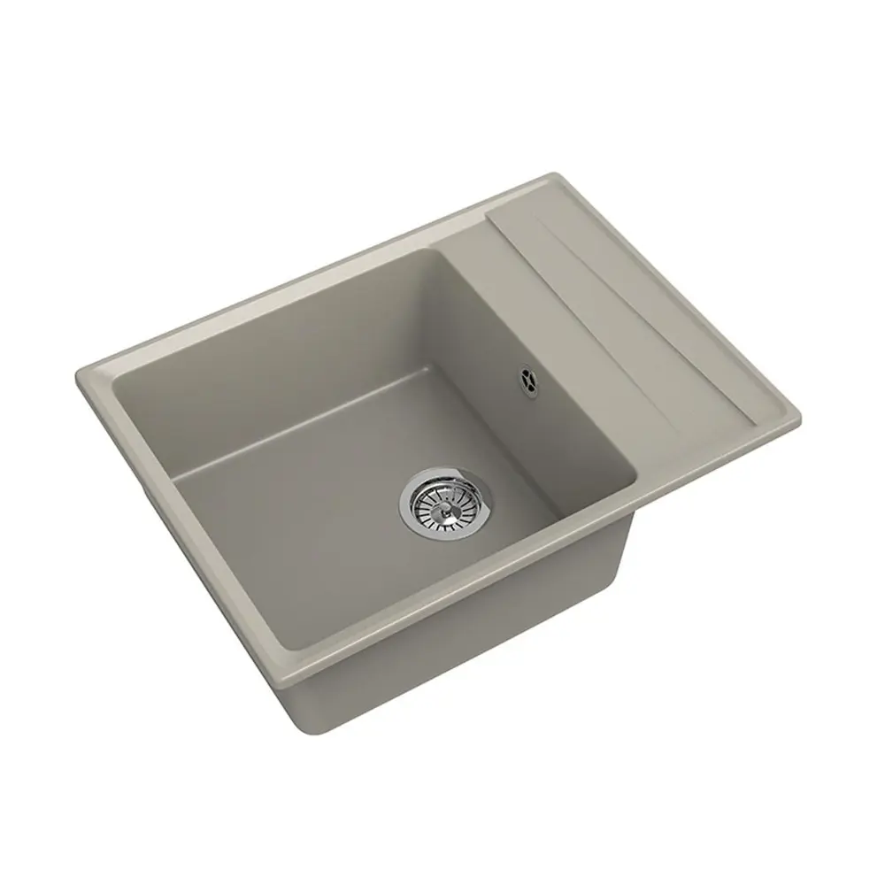 Фото Мойка под столешницу Эко-м М-660 Эком 50x66x20 см искусственный камень цвет топаз Фото Мойка под столешницу Эко-м М-660 Эком 50x66x20 см искусственный камень цвет топаз