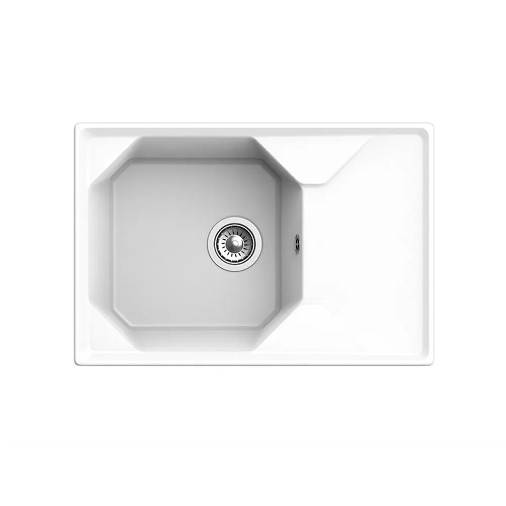 Фото 3 Мойка под столешницу Эко-м М-740 Эком 50x74x20 см искусственный камень цвет иней Фото 3 Мойка под столешницу Эко-м М-740 Эком 50x74x20 см искусственный камень цвет иней