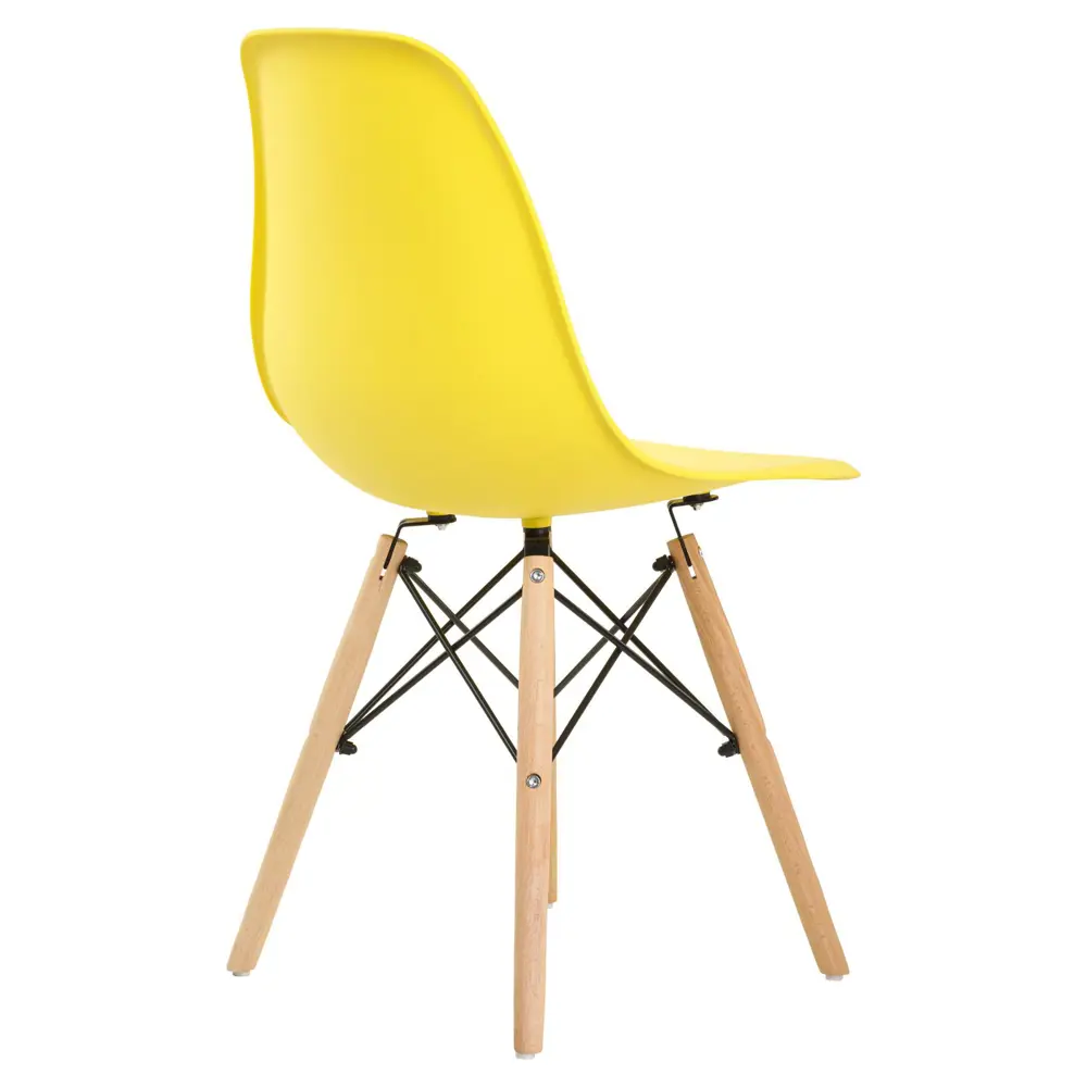 Фото 4 Стул Leon group eames dsw 83x41x46 см полипропилен цвет желтый Фото 4 Стул Leon group eames dsw 83x41x46 см полипропилен цвет желтый