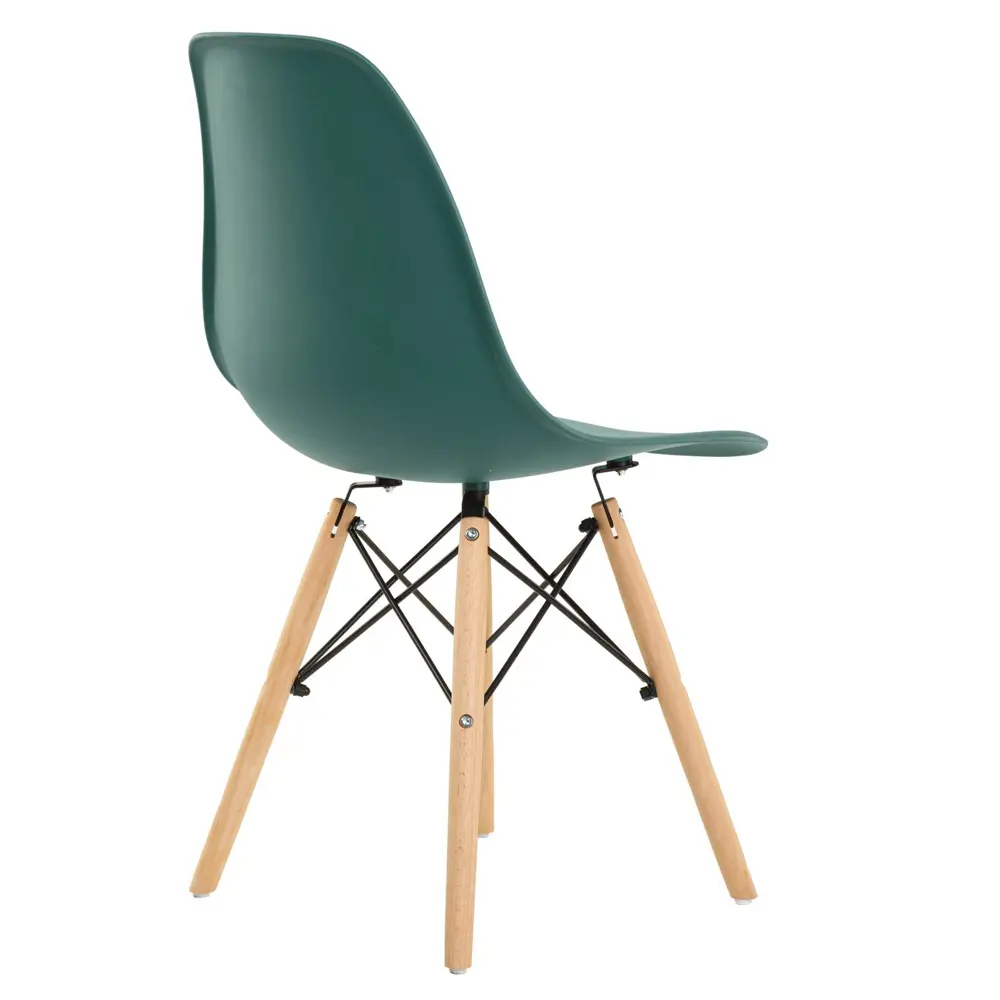 Фото 5 Стул Leon group eames dsw 83x41x46 см полипропилен цвет темно-зеленый 2 шт Фото 5 Стул Leon group eames dsw 83x41x46 см полипропилен цвет темно-зеленый 2 шт