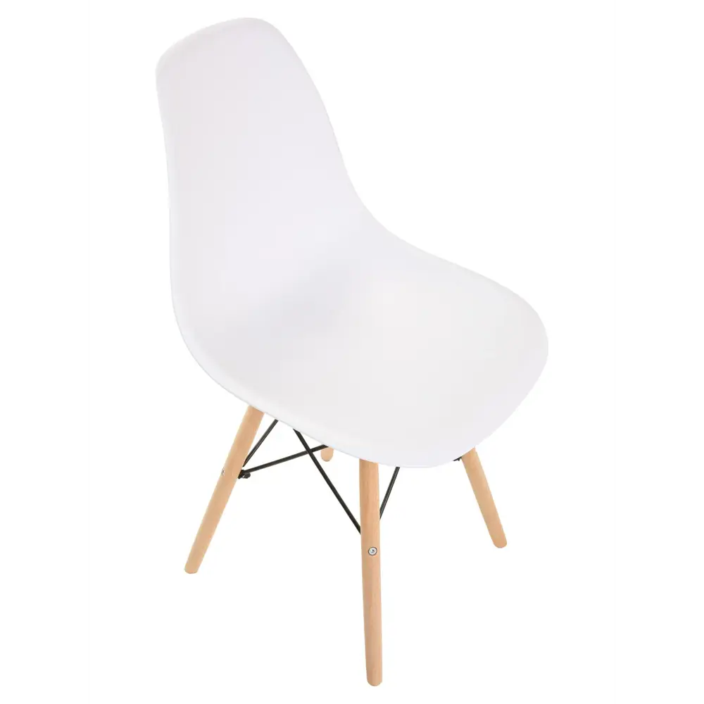 Фото 7 Стул Leon group eames dsw 83x41x46 см полипропилен цвет белый 3 шт Фото 7 Стул Leon group eames dsw 83x41x46 см полипропилен цвет белый 3 шт