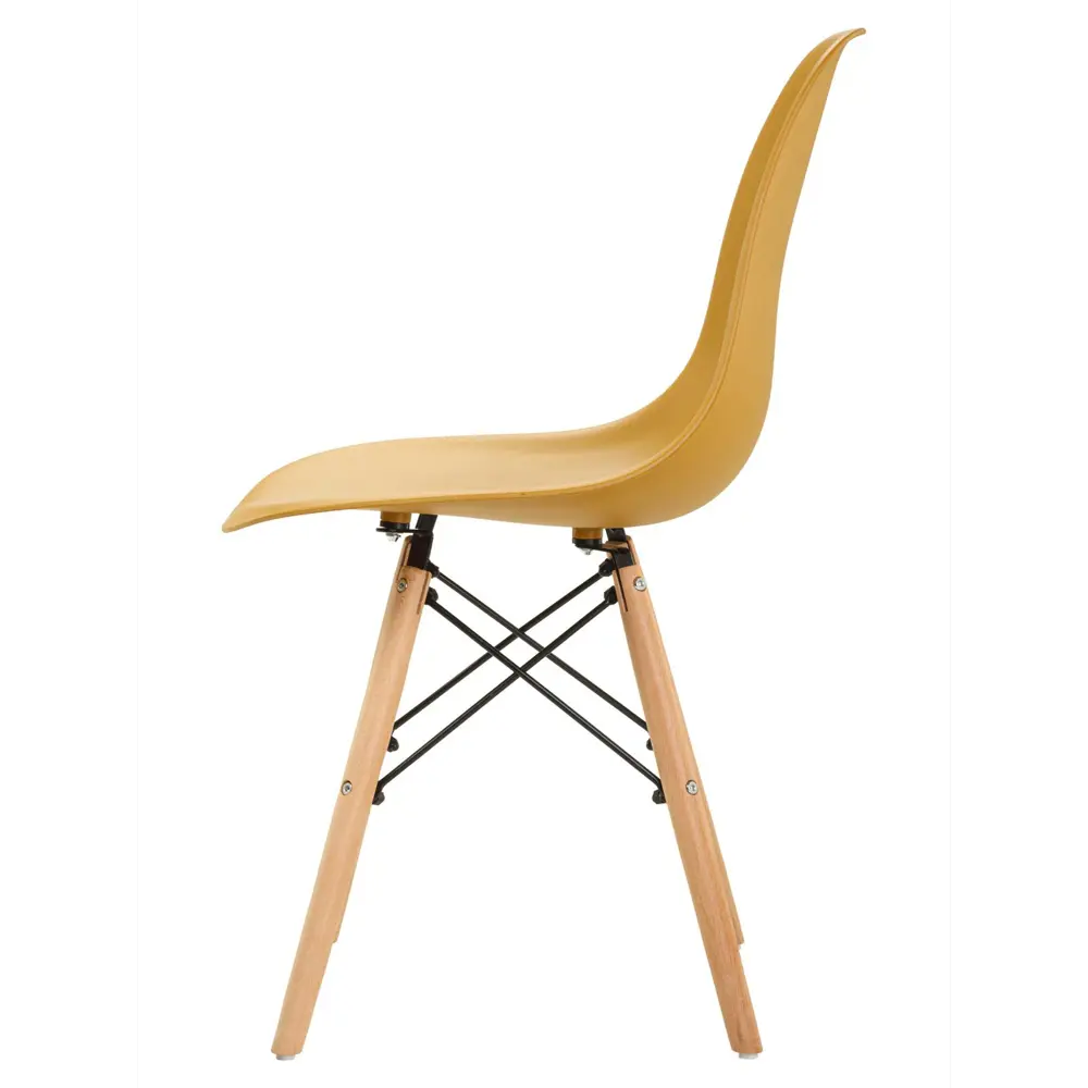 Фото 3 Стул Leon group eames dsw 83x41x46 см полипропилен цвет светло-коричневый 4 шт Фото 3 Стул Leon group eames dsw 83x41x46 см полипропилен цвет светло-коричневый 4 шт