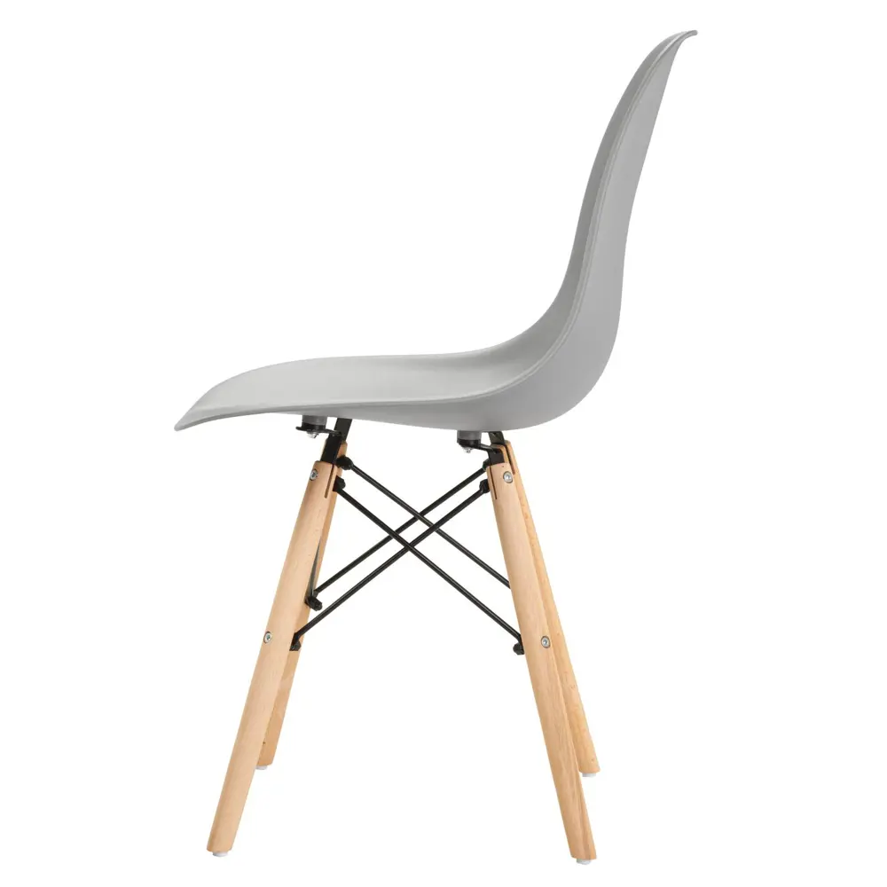 Фото 3 Стул Leon group eames dsw 83x41x46 см полипропилен цвет светло-серый 4 шт Фото 3 Стул Leon group eames dsw 83x41x46 см полипропилен цвет светло-серый 4 шт