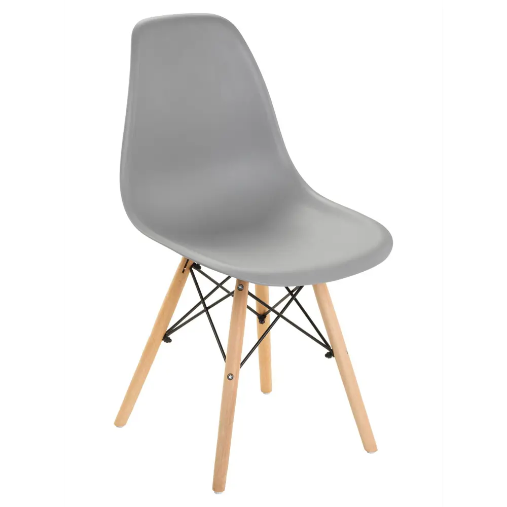 Фото 7 Стул Leon group eames dsw 83x41x46 см полипропилен цвет светло-серый 4 шт Фото 7 Стул Leon group eames dsw 83x41x46 см полипропилен цвет светло-серый 4 шт