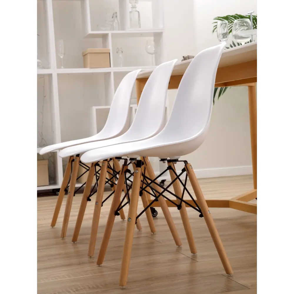 Фото 8 Стул Leon group eames dsw 83x41x46 см полипропилен цвет светло-серый 4 шт Фото 8 Стул Leon group eames dsw 83x41x46 см полипропилен цвет светло-серый 4 шт