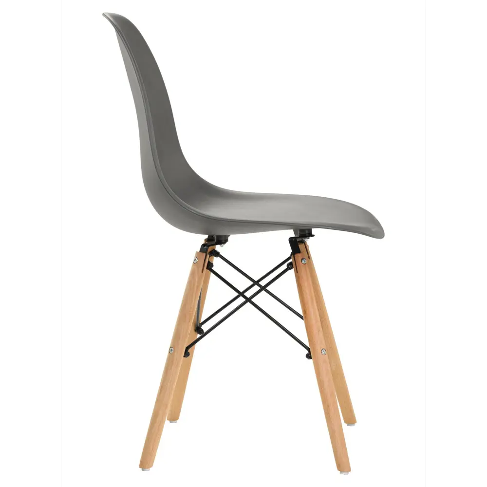Фото 5 Стул Leon group eames dsw 83x41x46 см полипропилен цвет темно-серый Фото 5 Стул Leon group eames dsw 83x41x46 см полипропилен цвет темно-серый