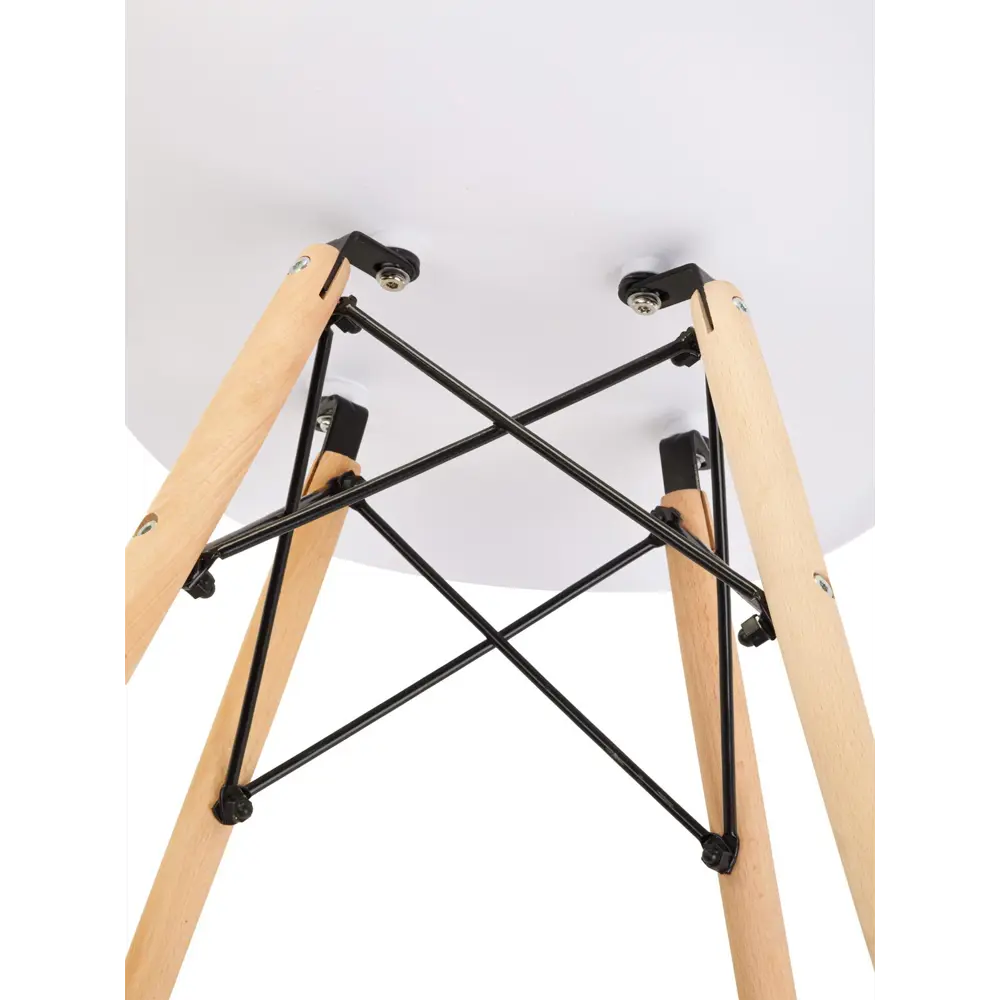 Фото 7 Стул Leon group eames dsw 83x41x46 см полипропилен цвет белый Фото 7 Стул Leon group eames dsw 83x41x46 см полипропилен цвет белый