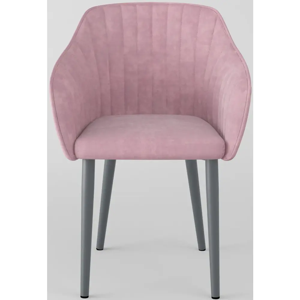 Фото 2 Стул Дебют мебель Шандон lux-68 82x60x45 см велюр цвет розовый Фото 2 Стул Дебют мебель Шандон lux-68 82x60x45 см велюр цвет розовый