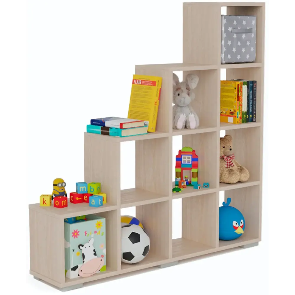 Фото 3 Стеллаж с полками Мебельная компания \"мама\" 143x145x30 см ЛДСП цвет ясень шимо светлый нагрузка на полку до 5 кг Фото 3 Стеллаж с полками Мебельная компания \"мама\" 143x145x30 см ЛДСП цвет ясень шимо светлый нагрузка на полку до 5 кг