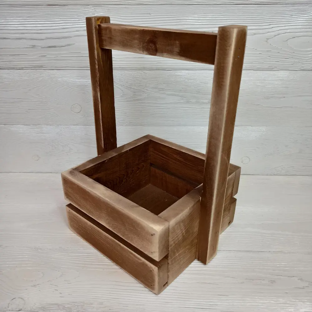 Фото 2 Кашпо ДСР54-Ор Whitewood 23 см 2.5 л древесина хвойных пород орех Фото 2 Кашпо ДСР54-Ор Whitewood 23 см 2.5 л древесина хвойных пород орех