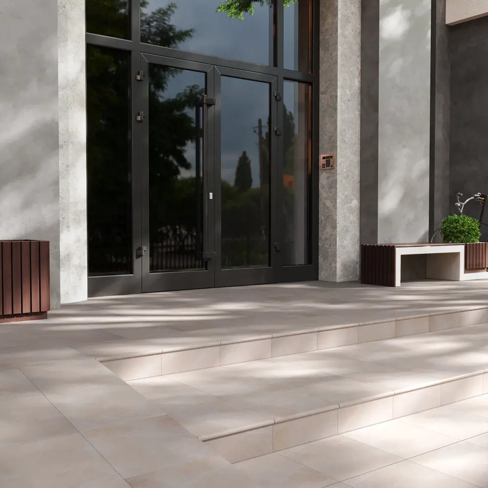 Фото Клинкерная плитка Exagres Base Limestone 33x33 см 0.98 м² цвет бежевый Фото Клинкерная плитка Exagres Base Limestone 33x33 см 0.98 м² цвет бежевый
