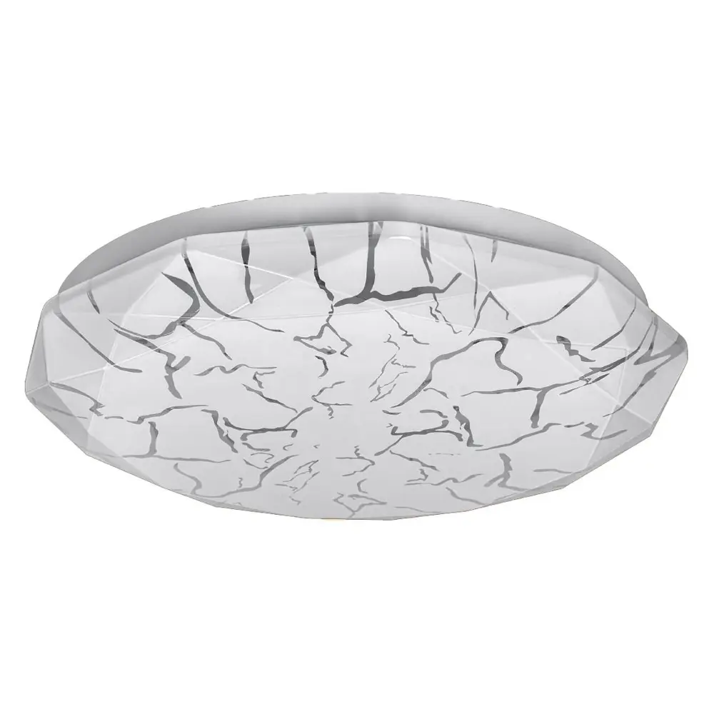 Фото Светильник настенно-потолочный светодиодный GLANZEN RPD-0018-250-DIAMOND-MR 55 м² холодный белый свет цвет белый