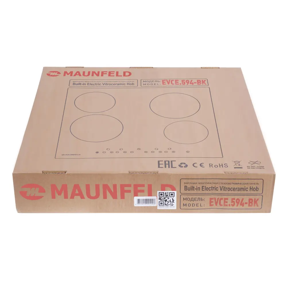 Фото 12 Электрическая варочная панель Maunfeld EVCE.594-BK 59x52 см 4 конфорки цвет черный Фото 12 Электрическая варочная панель Maunfeld EVCE.594-BK 59x52 см 4 конфорки цвет черный
