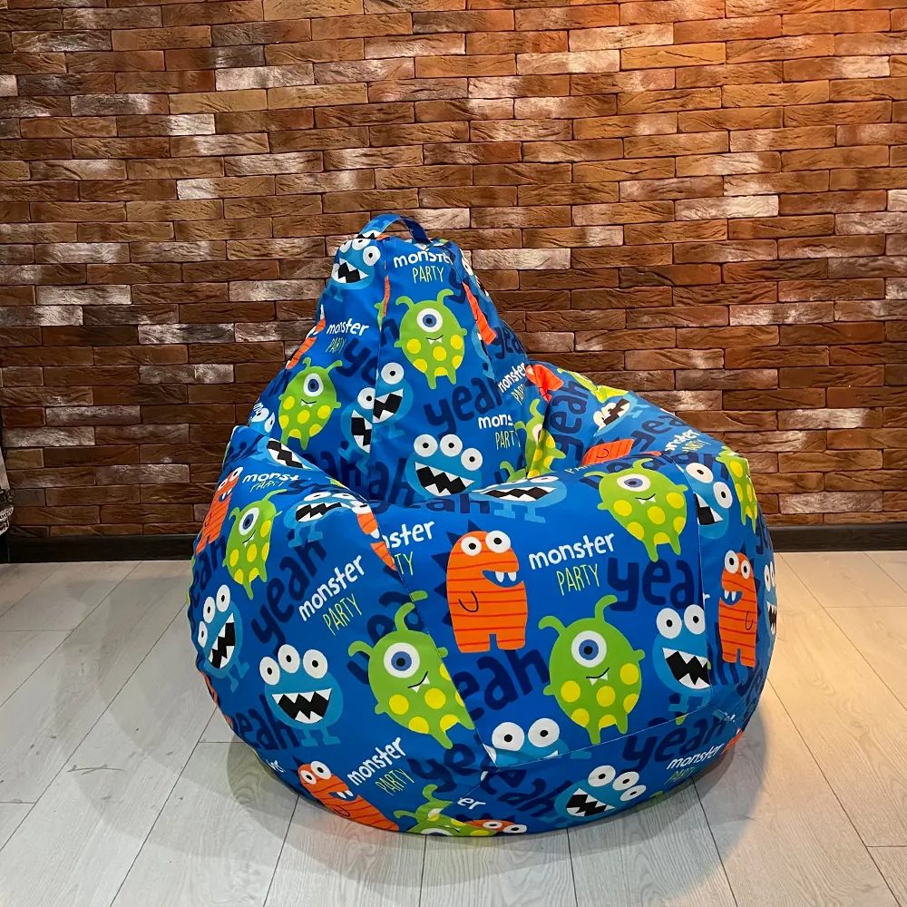Фото 3 Кресло-мешок Груша Dreambag Монстры 2xL велюр 95x95x135см разноцветный Фото 3 Кресло-мешок Груша Dreambag Монстры 2xL велюр 95x95x135см разноцветный