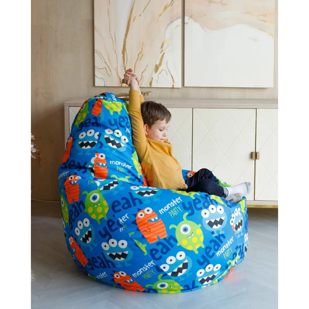 Фото 6 Кресло-мешок Груша Dreambag Монстры 2xL велюр 95x95x135см разноцветный Фото 6 Кресло-мешок Груша Dreambag Монстры 2xL велюр 95x95x135см разноцветный