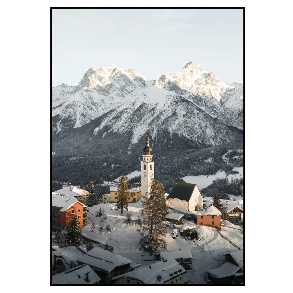 Фото 7 Набор постеров 6 шт 28 картин "В горах" 111x85 см в тубусе без рамы для интерьера