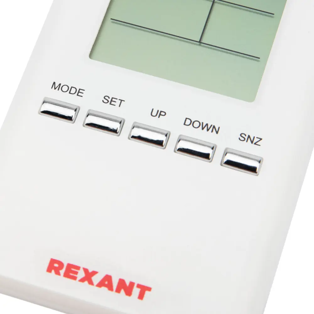 Фото 5 Часы-метеостанция Rexant S3331SC с проводным датчиком цвет белый Фото 5 Часы-метеостанция Rexant S3331SC с проводным датчиком цвет белый