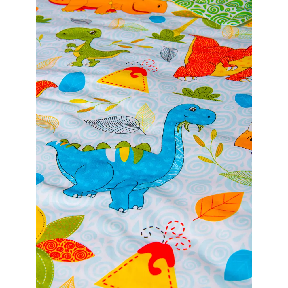 Фото 2 Комплект постельного белья Runamtex Динозаврики Love&Live полутораспальный поплин разноцветный Фото 2 Комплект постельного белья Runamtex Динозаврики Love&Live полутораспальный поплин разноцветный