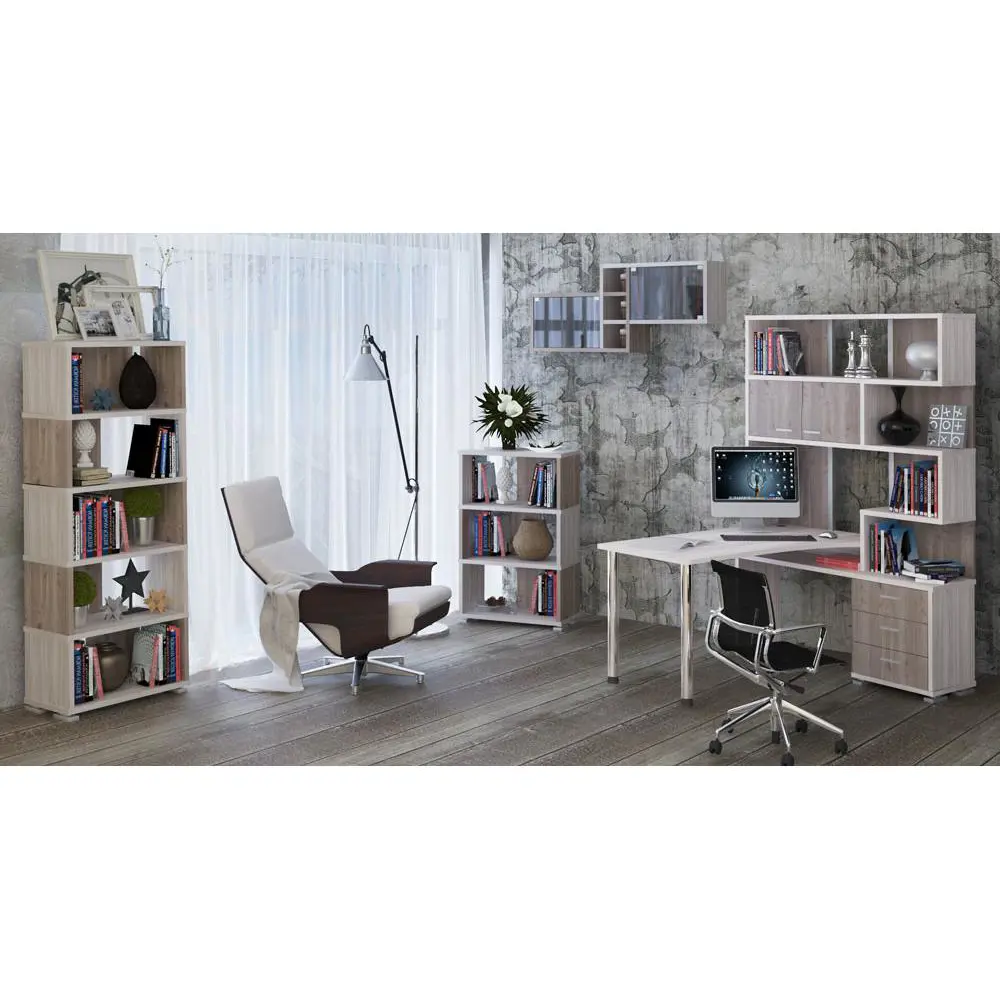 Фото 4 Компьютерный стол Мэрдэс ср-420/170 квк-прав 130x170x199 см ЛДСП цвет венге,бежево-белый Фото 4 Компьютерный стол Мэрдэс ср-420/170 квк-прав 130x170x199 см ЛДСП цвет венге,бежево-белый