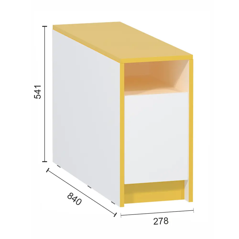 Фото 4 Тумба прикроватная Моби Альфа 13.53 28x54x84 см 3 ящика ЛДСП цвет белый Фото 4 Тумба прикроватная Моби Альфа 13.53 28x54x84 см 3 ящика ЛДСП цвет белый