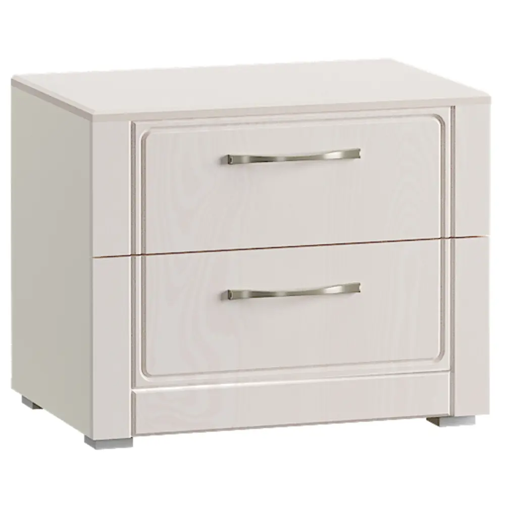 Фото 7 Тумба прикроватная Моби Неаполь 60x49x41 см 2 ящика ЛДСП цвет белый Фото 7 Тумба прикроватная Моби Неаполь 60x49x41 см 2 ящика ЛДСП цвет белый