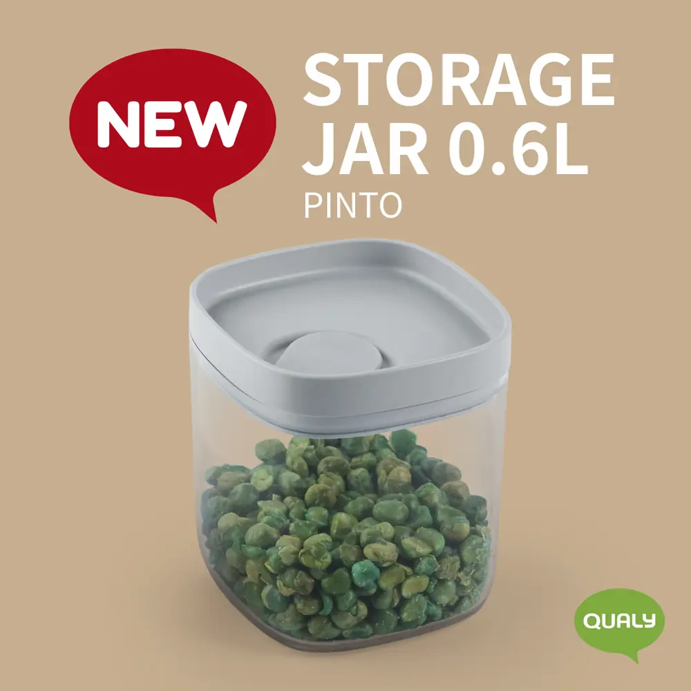 Фото 2 Контейнер для пищевых продуктов Qualy Pinto 0.6 л пластик цвет прозрачный Фото 2 Контейнер для пищевых продуктов Qualy Pinto 0.6 л пластик цвет прозрачный