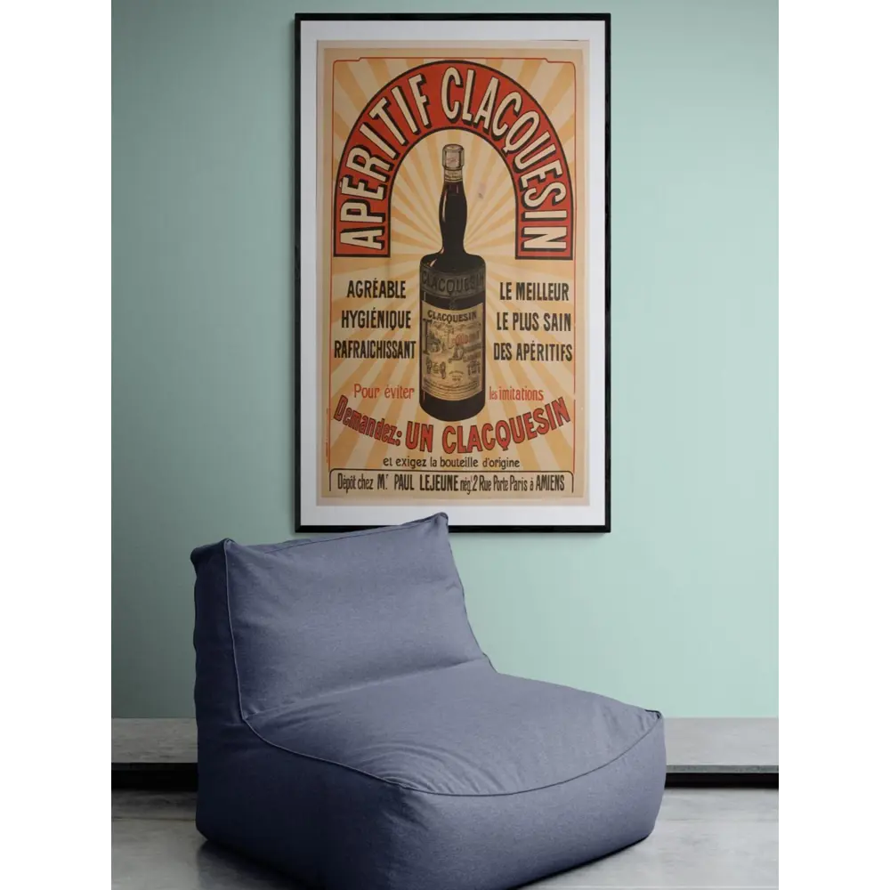 Фото 2 Рекламный плакат Просто Постер Аперитив Aperitif Clacquesin 50x70см в раме Фото 2 Рекламный плакат Просто Постер Аперитив Aperitif Clacquesin 50x70см в раме