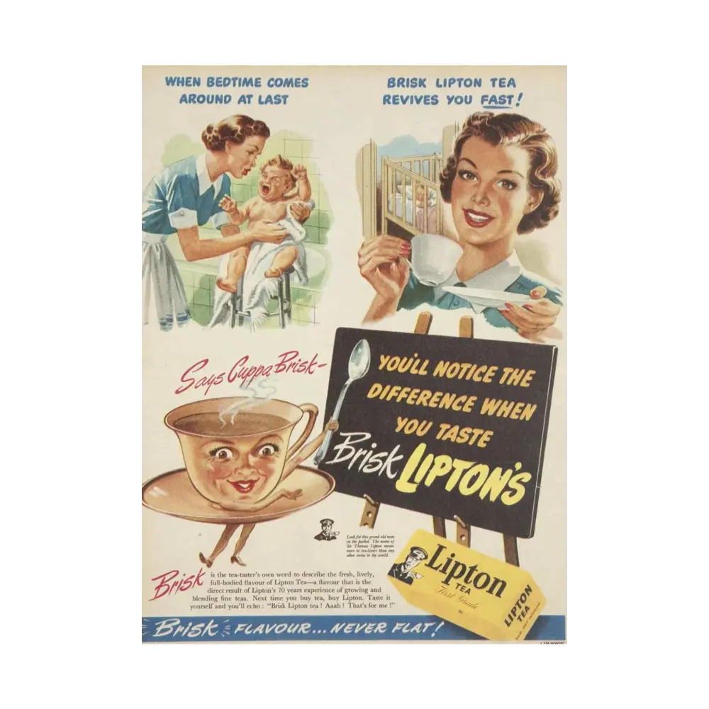 Фото Рекламный плакат Просто Постер Чай Brisk Liptons 50x70см в раме Фото Рекламный плакат Просто Постер Чай Brisk Liptons 50x70см в раме