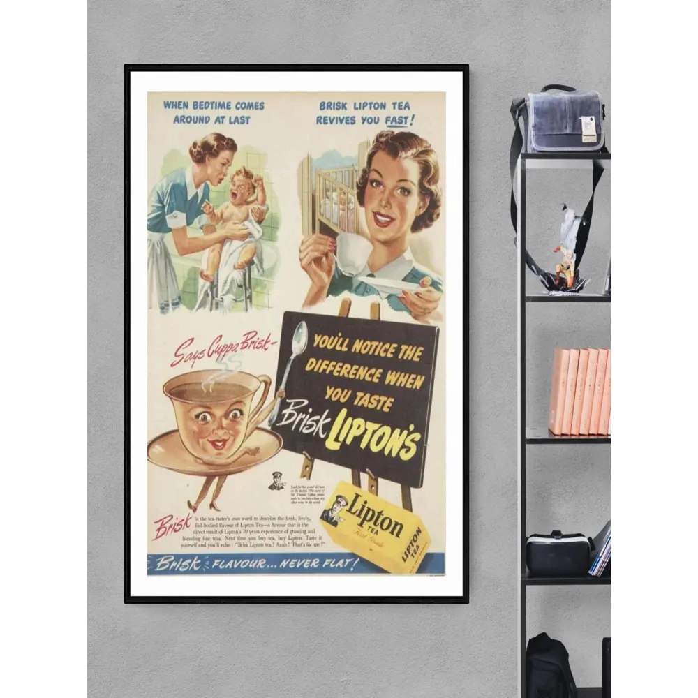 Фото 3 Рекламный плакат Просто Постер Чай Brisk Liptons 50x70см в раме Фото 3 Рекламный плакат Просто Постер Чай Brisk Liptons 50x70см в раме