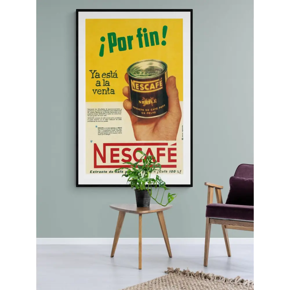 Фото 2 Рекламный плакат Просто Постер Кофе Nescafe 50x70см в раме Фото 2 Рекламный плакат Просто Постер Кофе Nescafe 50x70см в раме