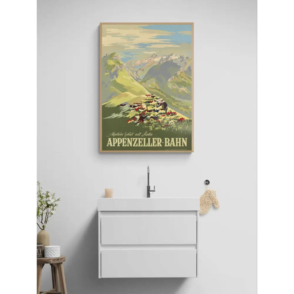 Фото 3 Постер Простопостер "Афиша - Туризм Швейцарии Appenzeller Bahn" 120x90 см Фото 3 Постер Простопостер "Афиша - Туризм Швейцарии Appenzeller Bahn" 120x90 см