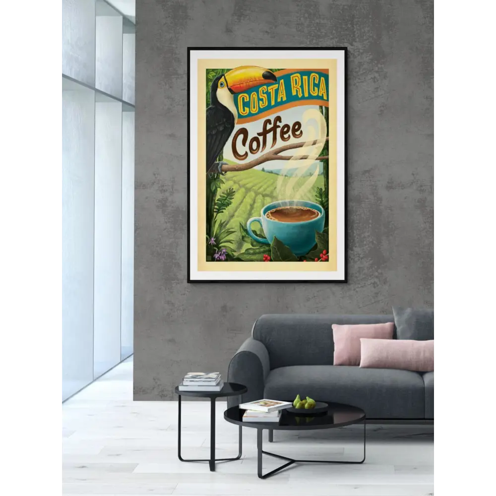 Фото 2 Постер на холсте Просто Постер Кофе Costa Rica Coffee 50x70см без рамы Фото 2 Постер на холсте Просто Постер Кофе Costa Rica Coffee 50x70см без рамы